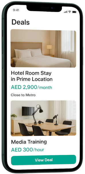 Property app interface